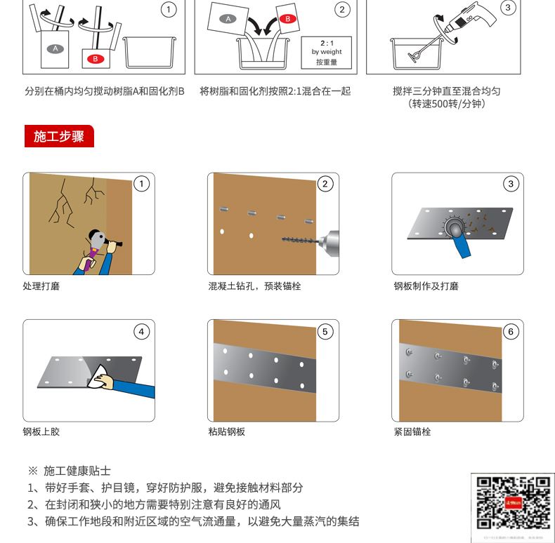 包钢七星粘钢加固施工过程